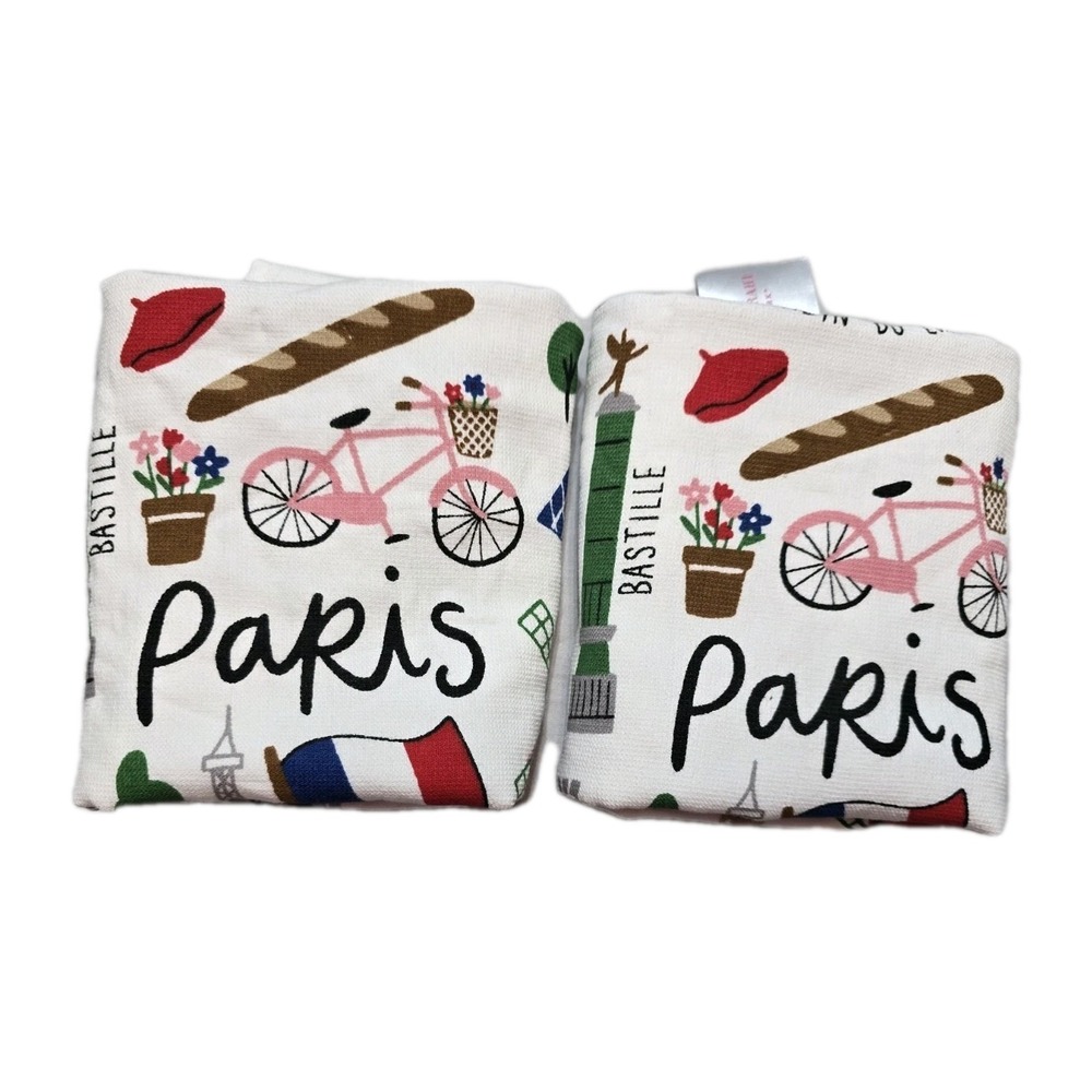 isaac mizrahi World Cities  Kitchen Towels Set Of 2- PARIS